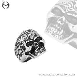 Stainless Steel Finger Ring - Skulls
