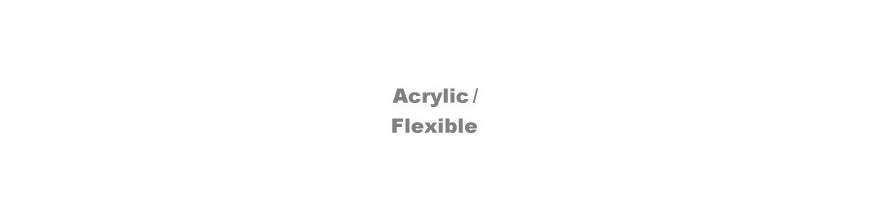 Piercing Wholesale - Flexible Acrylic Circular Barbell & Horseshoe